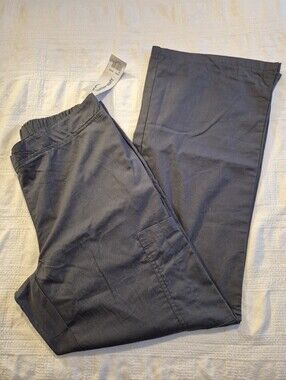 Buttersoft women's Medium Pewter gray scrub pants, NWT